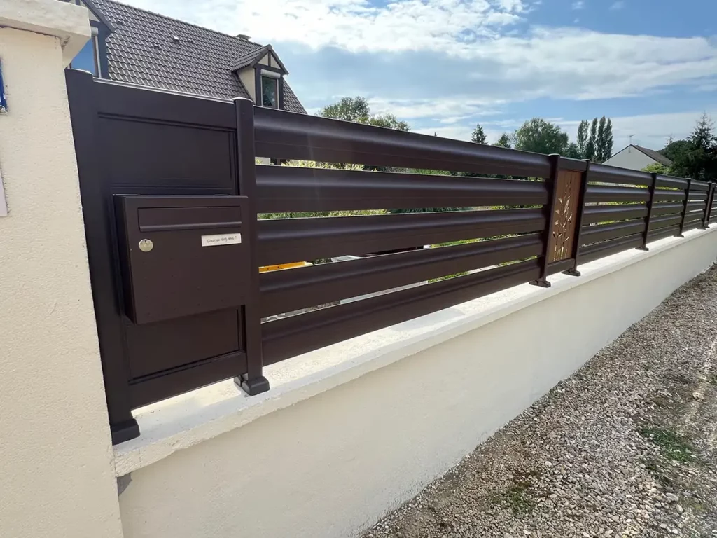Cloture aluminium
