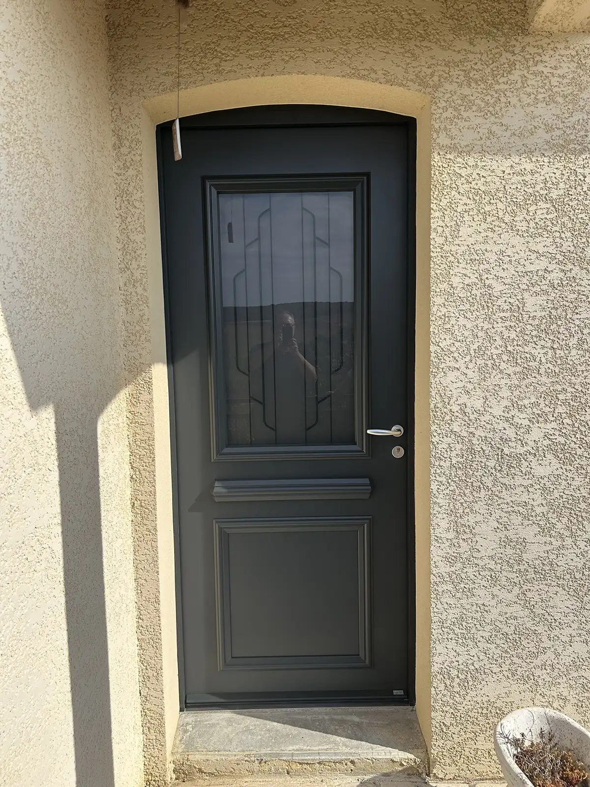 Porte Acier vitrée